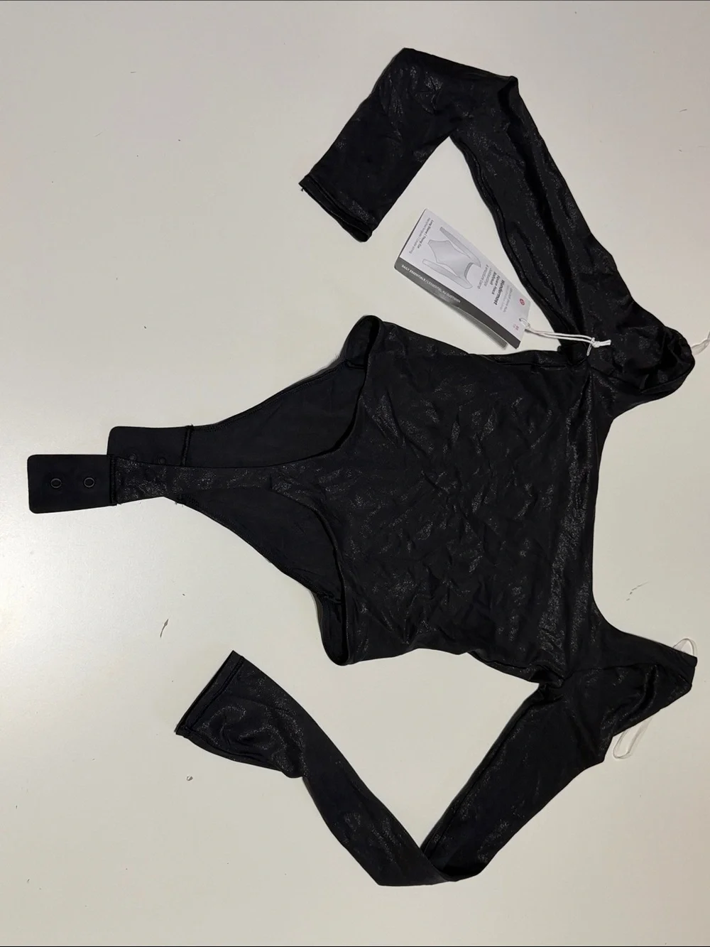 lululemon athletica Black Long Sleeve Bodysuit